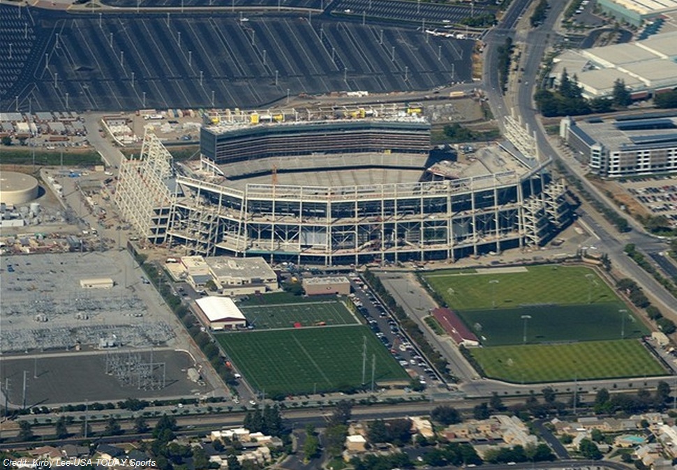 Construction update: San Francisco 49ers' Levi's Stadium in Santa Clara,  CADilemma X