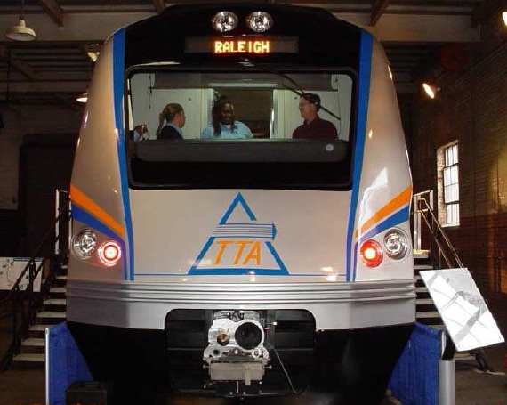 Triangle Transit train design