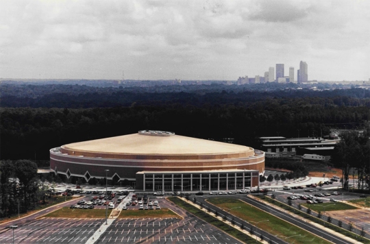 Charlotte Coliseum in the 1980s