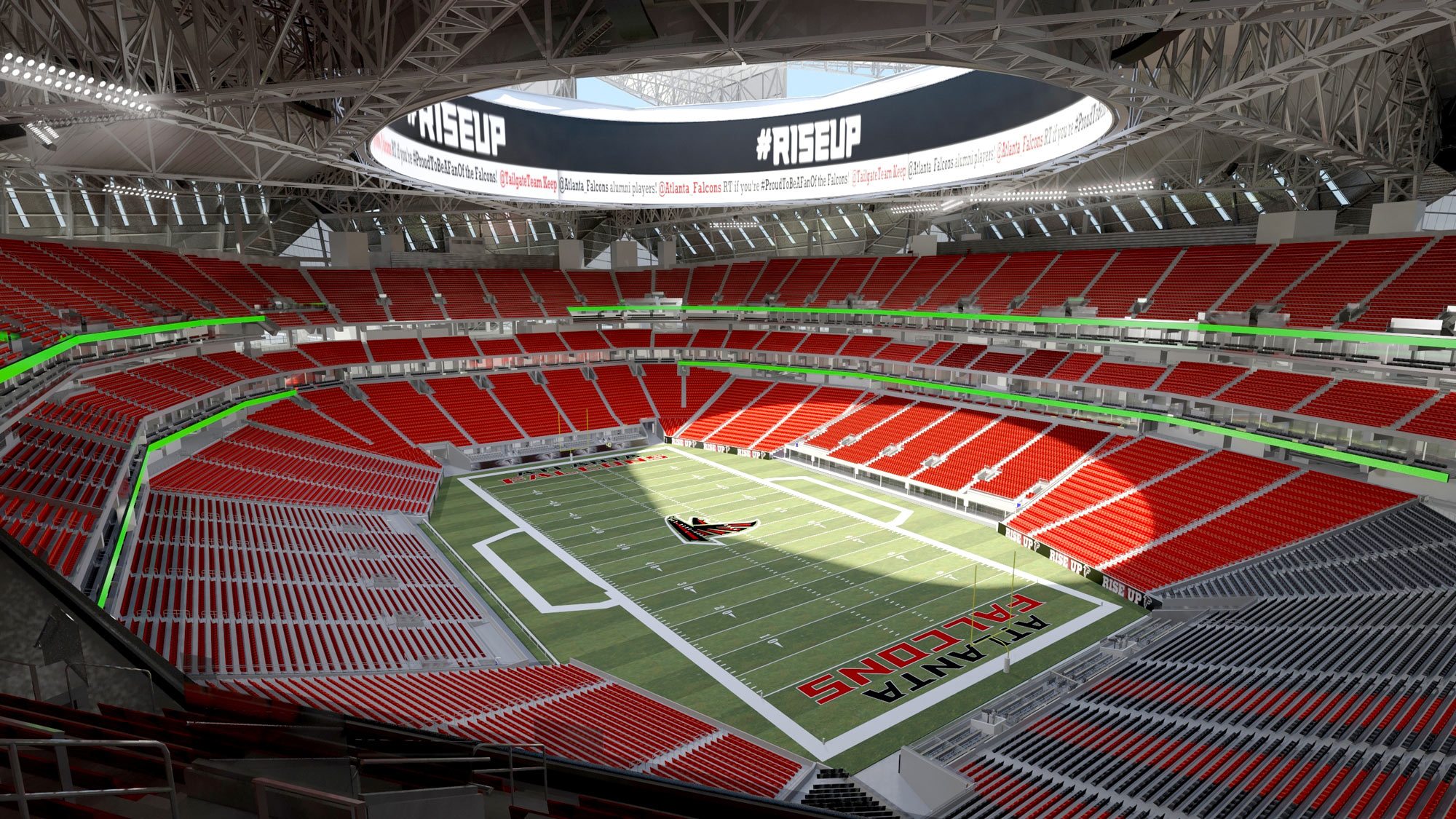  NFL New Atlanta Falcons stadium begins to take shapeDilemma X