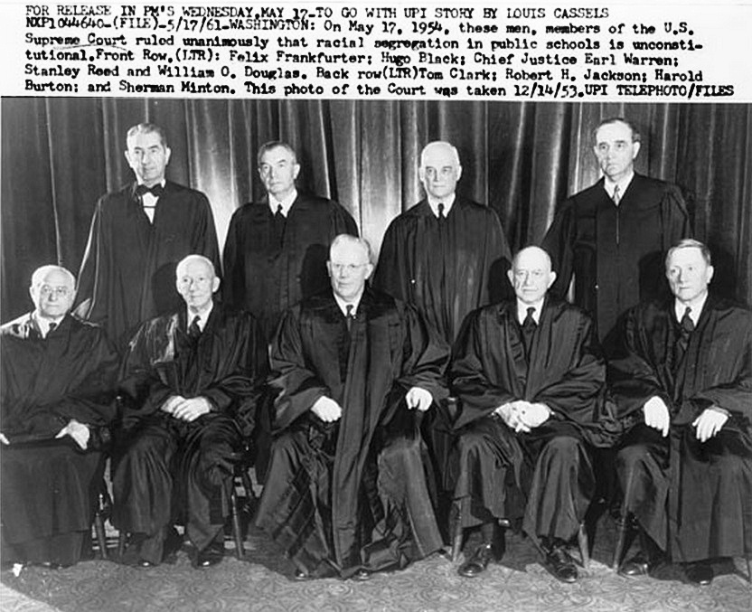 What did the Supreme Court decide in 1954?
